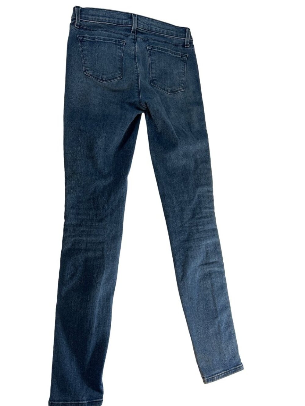 J Brand Liberty Womens Jeans Skinny Med Wash Blue Whiskering 5 Pocket Size 27 - Picture 8 of 8